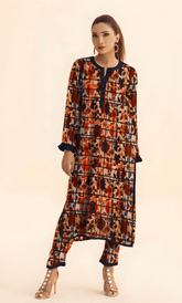 3PC Unstitched Khadar Suit  BA-K-V11-24